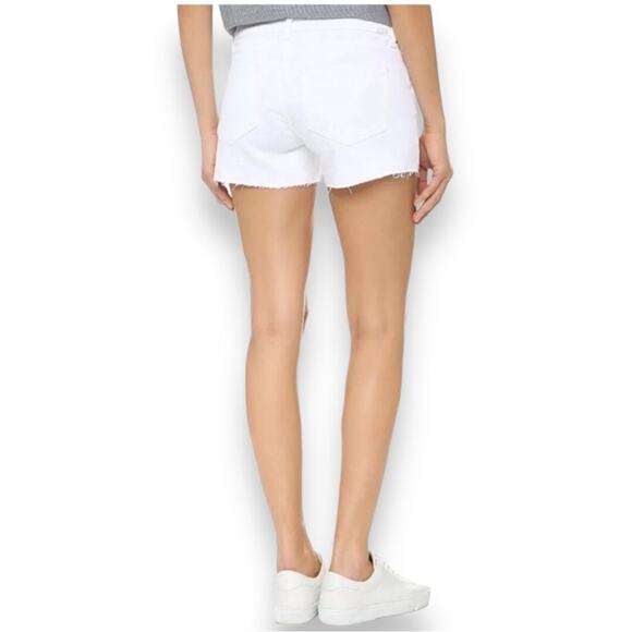 DL1961 Renee Cutoff Denim Shorts in Alpine White Size 25 EUC - Picture 3 of 14